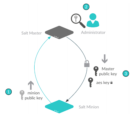 Salt key acceptance process